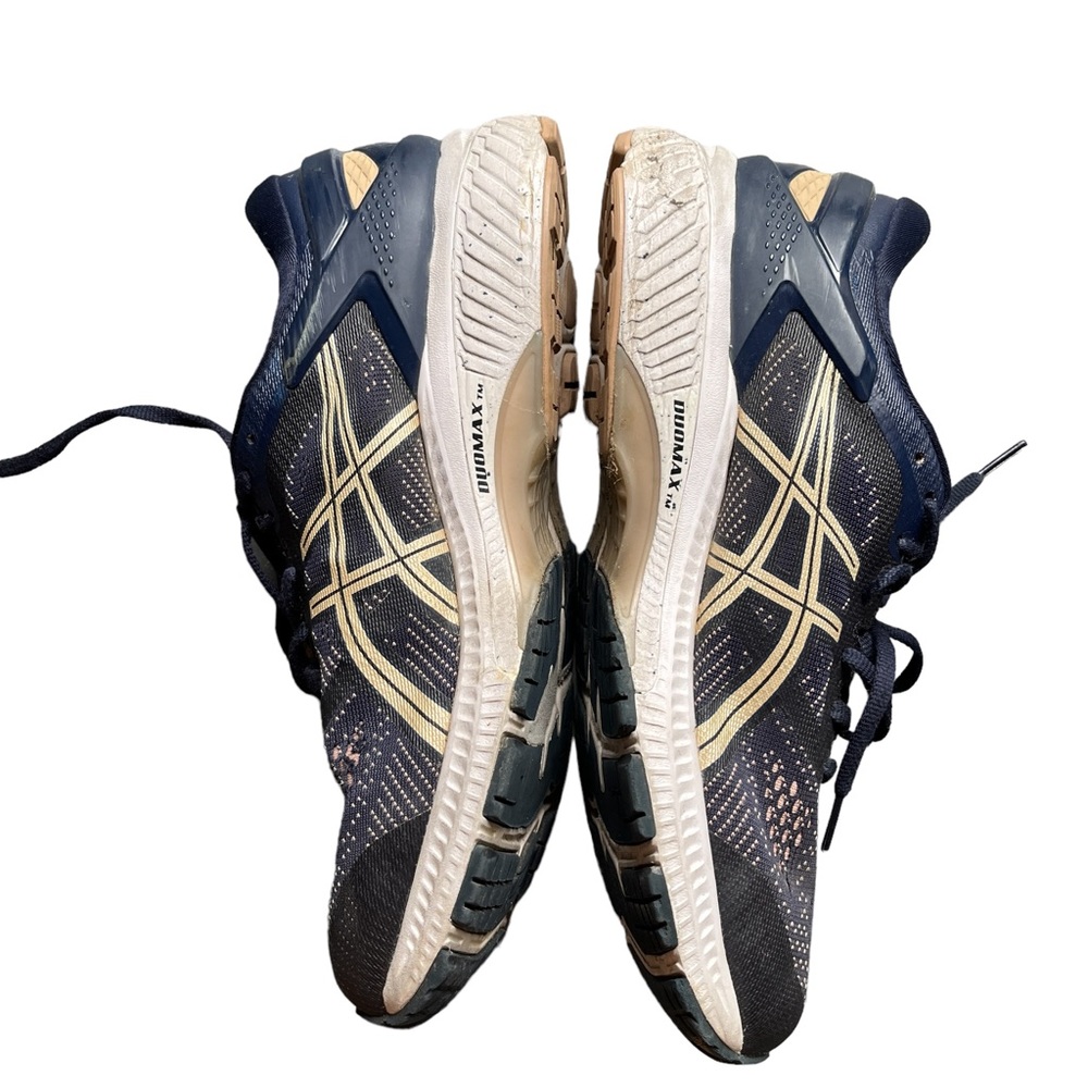 ASICS GEL Kayano 26 Ladies Running Shoes Navy Frosted Athletic Sneaker 10.5